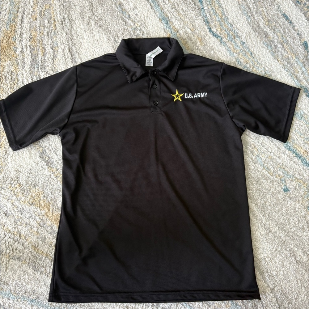 Black U.S. Army Polo Shirt